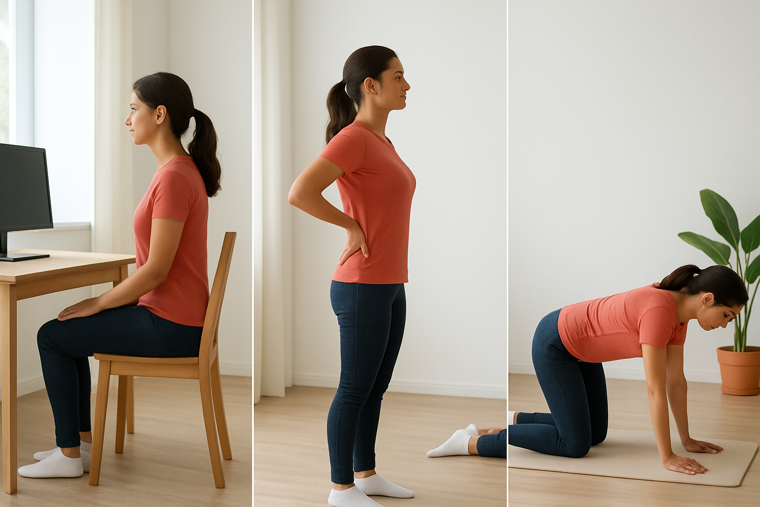 Lee más sobre el artículo Cómo Cuidar la Espalda: Guía Completa de Posturas, Ejercicios y Hábitos para Prevenir el Dolor