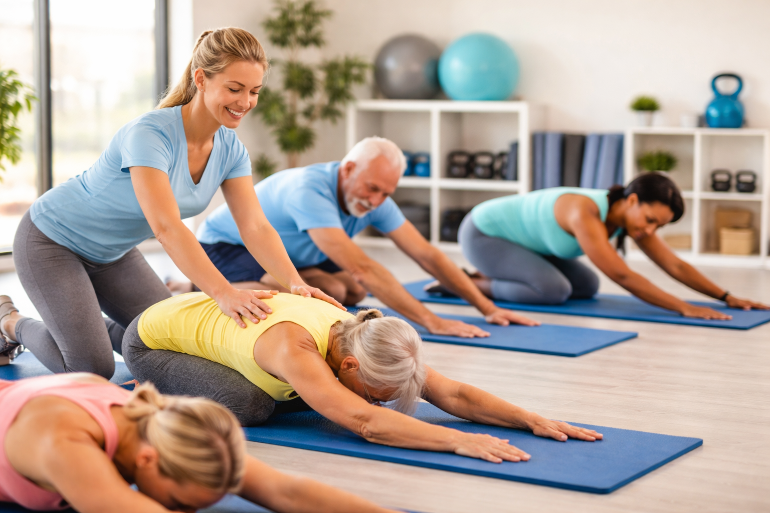 Lee más sobre el artículo Clases Grupales de Fisioterapia para Mejorar tu Espalda y Bienestar