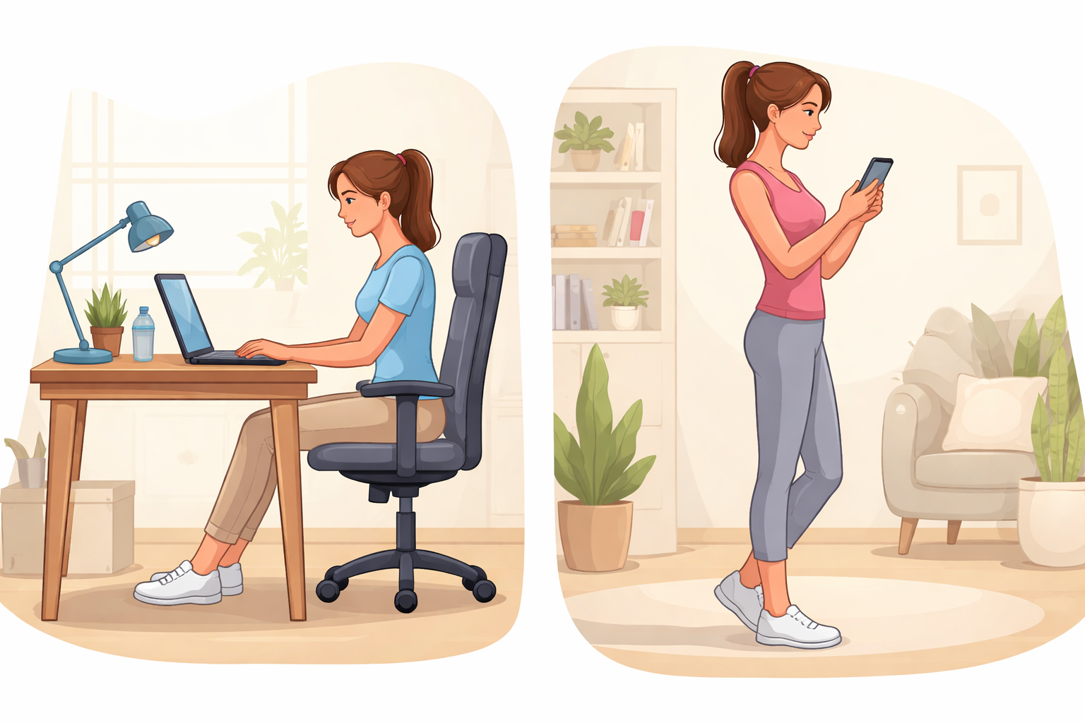 Lee más sobre el artículo Cómo cuidar la postura en el día a día y evitar dolores de espalda